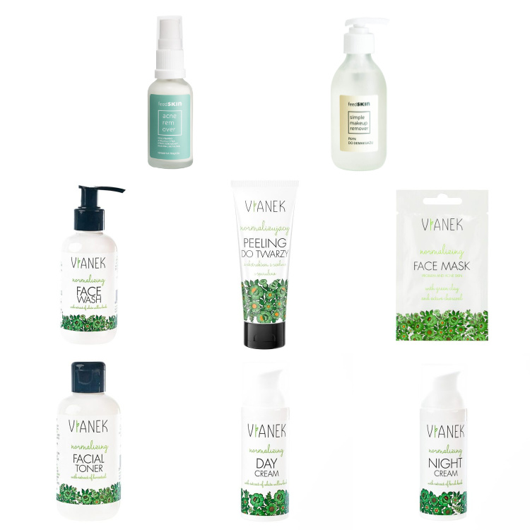 Skincare basispakket - vette & gemengde huid