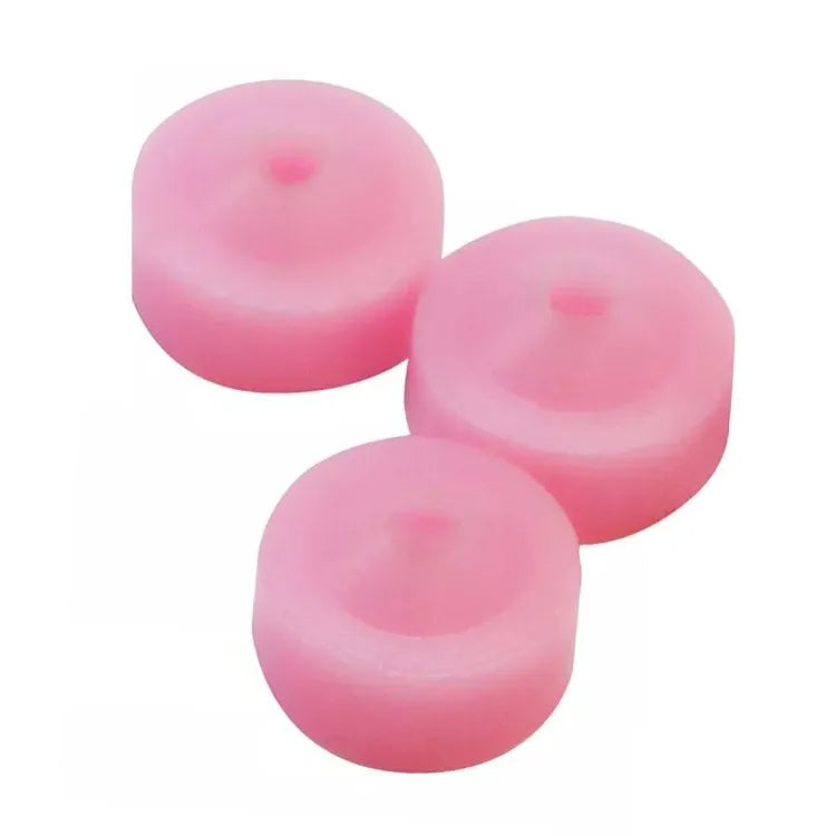 Roze stofkapjes - 10 stuks