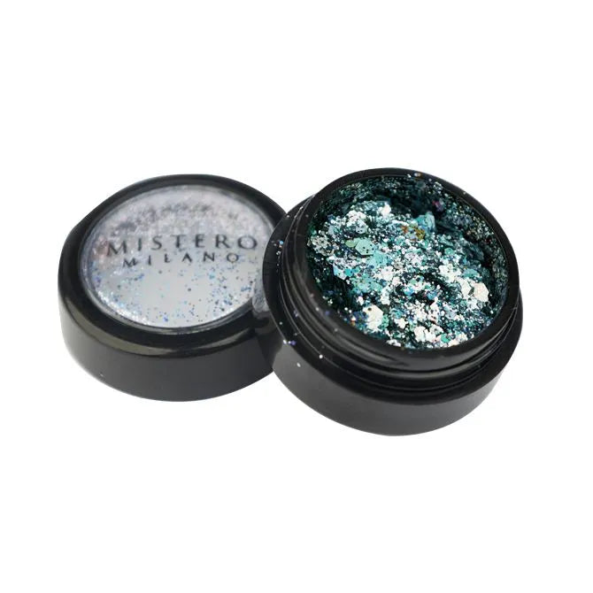 Galaxy glitter effect - groen