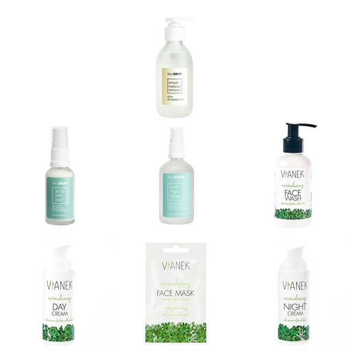 [set7] Skincare basispakket - actieve acne huid